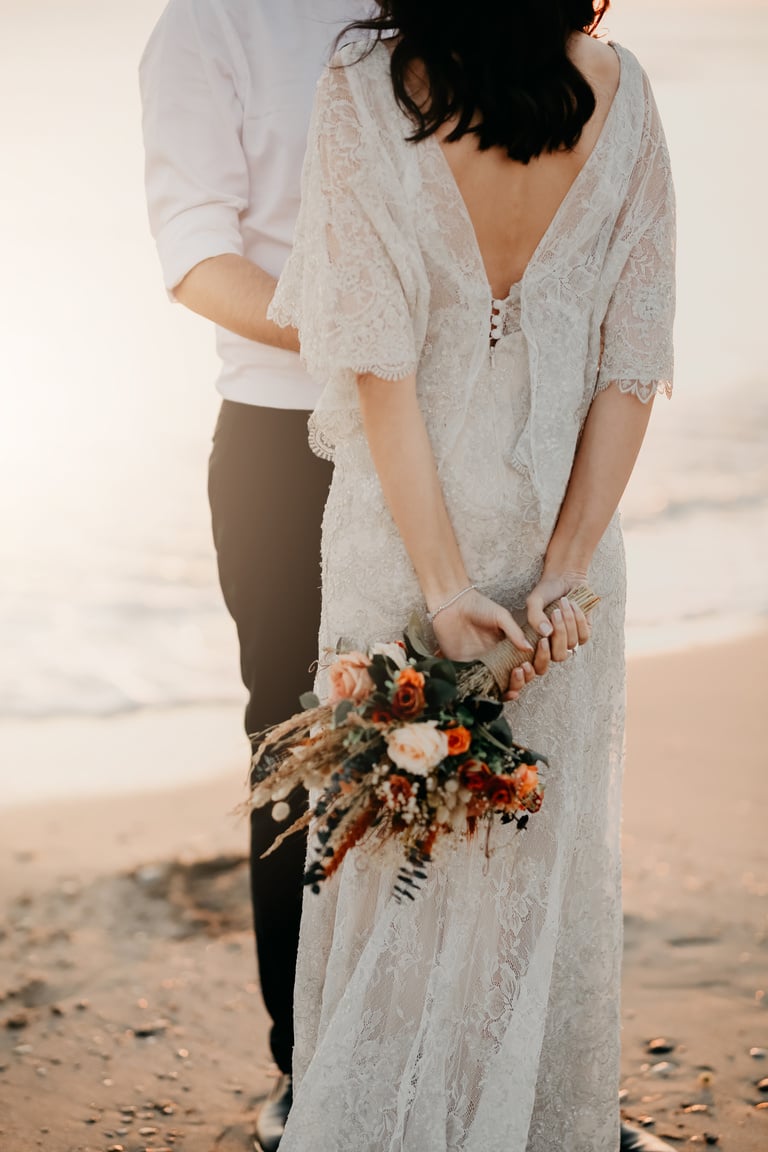 Rustic wedding bouquet